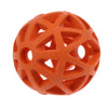 Pet Dog Cat Chewing Toy Interactive Training Ball Exercise Toy Orange - L