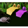 Reptile Turtle Pier Floating Dock Basking Island Platform Ramp Tank White S