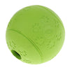 Pet Chew Toy Food Dispenser Rubber Ball Bite-Resistant Clean Teeth Green