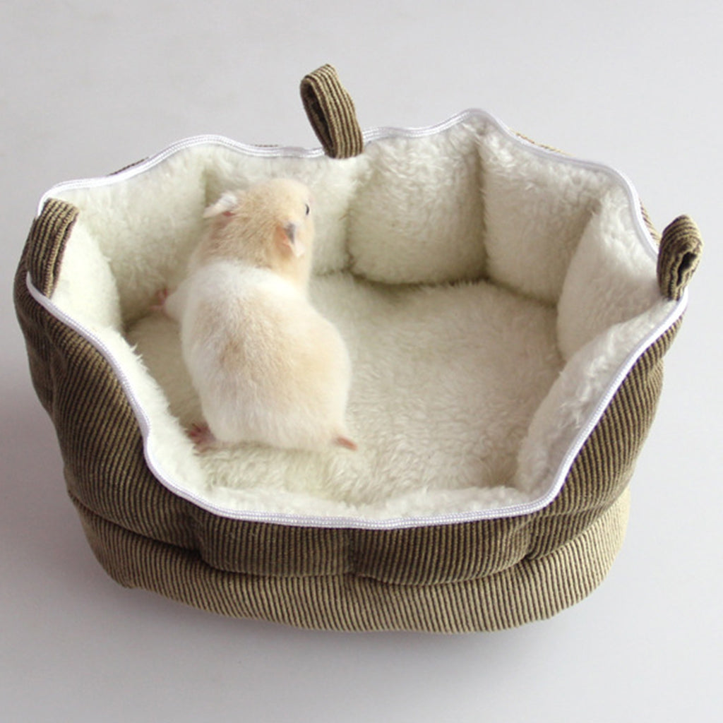 Soft Warm Small Animals Pets Hamster Hammock Hanging Bed House Nest  Coffee