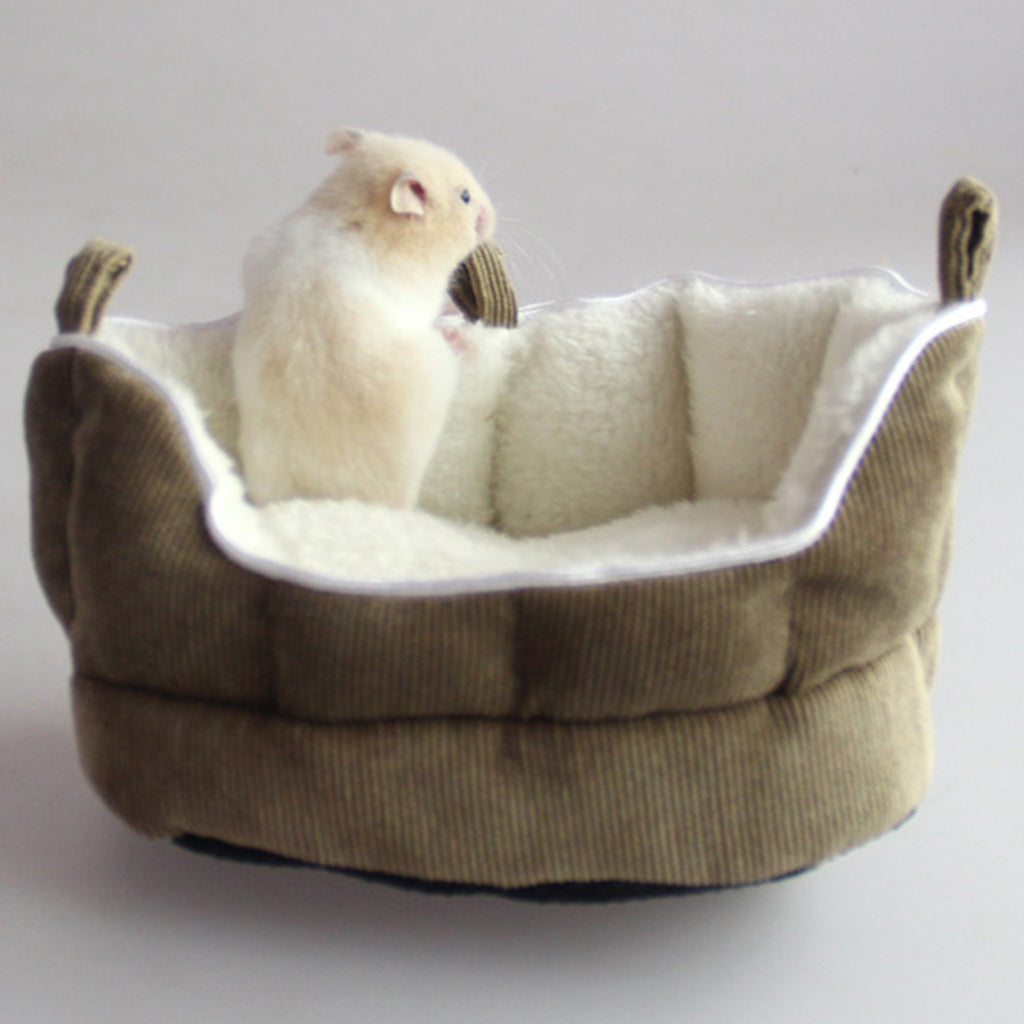 Soft Warm Small Animals Pets Hamster Hammock Hanging Bed House Nest  Coffee