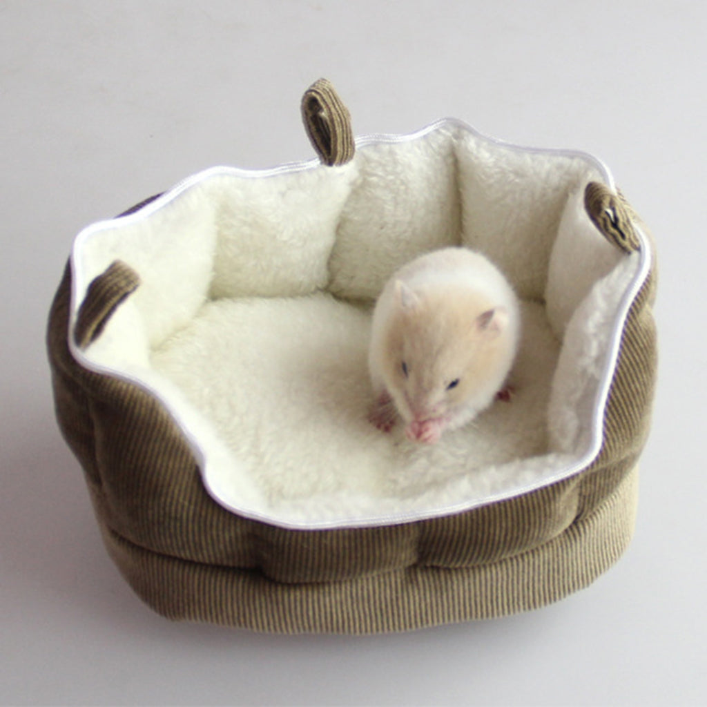 Soft Warm Small Animals Pets Hamster Hammock Hanging Bed House Nest  Coffee