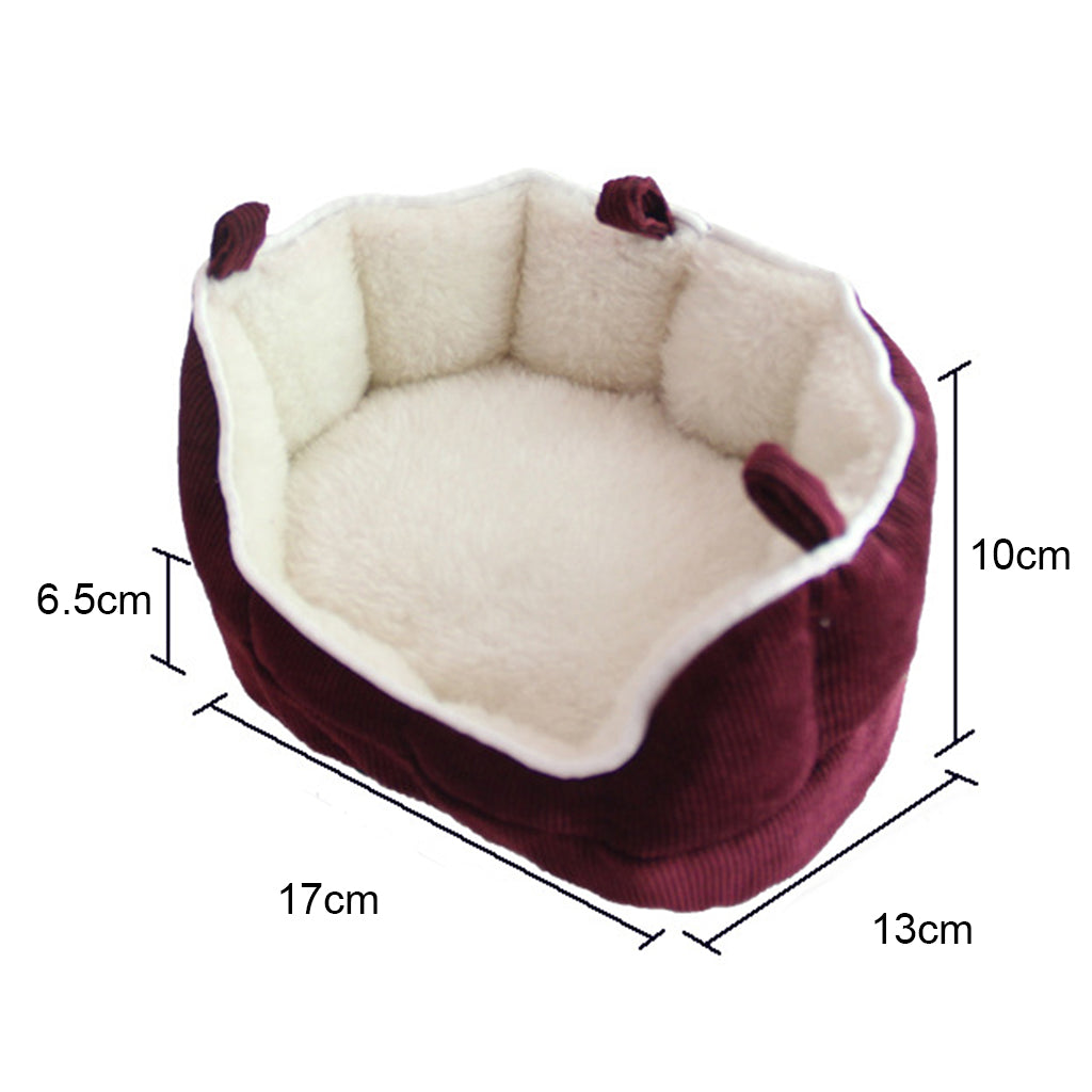 Soft Warm Small Animals Pets Hamster Hammock Hanging Bed House Nest  Coffee