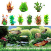 Artificial Aquarium Tank Plastic Platns Water Plant Tank Decoration Ornament 13#