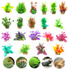 Artificial Aquarium Tank Plastic Platns Water Plant Tank Decoration Ornament 13#