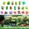 Artificial Aquarium Tank Plastic Platns Water Plant Tank Decoration Ornament 13#