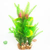 Artificial Aquarium Tank Plastic Platns Water Plant Tank Decoration Ornament 17#