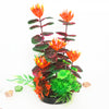 Artificial Aquarium Tank Plastic Platns Water Plant Tank Decoration Ornament 18#