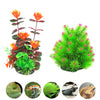 Artificial Aquarium Tank Plastic Platns Water Plant Tank Decoration Ornament 18#