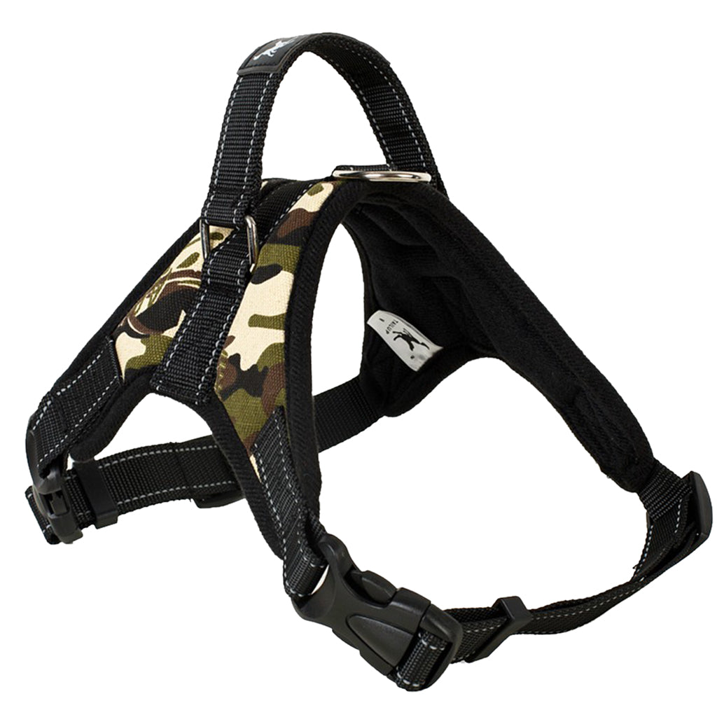 Pet Dog Saddle Vest Harness Chest Strap Padded Walking Harness Camouflage_M