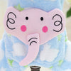 Super Soft Pet Dog Elephant Design Costume Pet Jumpsuit Hoodie Coat M Blue