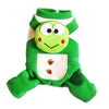 100% Cotton Soft Pet Dog Frog Design Jumpsuit Fancy Dress with Coin Pocket L