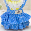 Dog Pet Princess Lace Dress Puppy Polka Dots Tutu Skirt Party Costume S