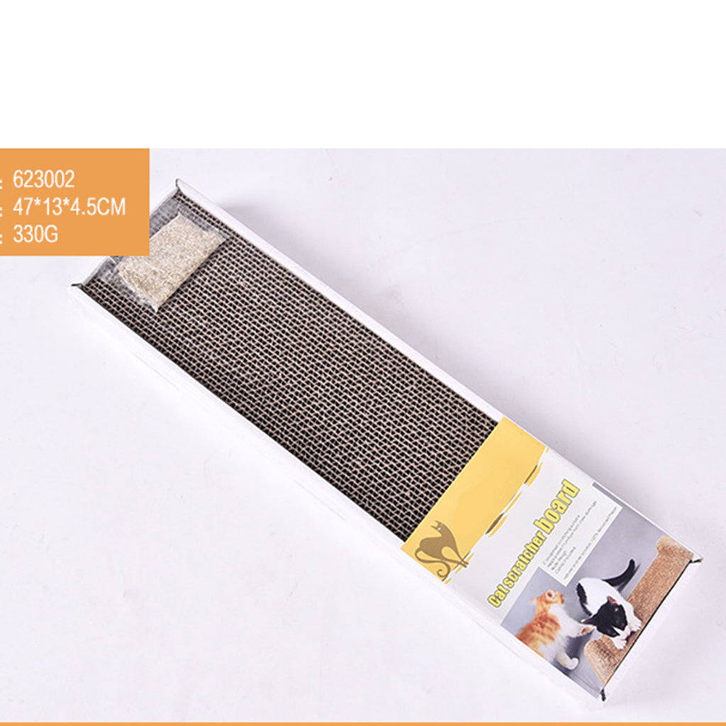 Durable Cat Scratch Board Scratcher Kitten Toy Catnip Included Longboard