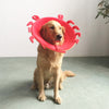 Dog Cat Elizabethan Collar E-Collar Medical Wound Cone Collar S Red Crab