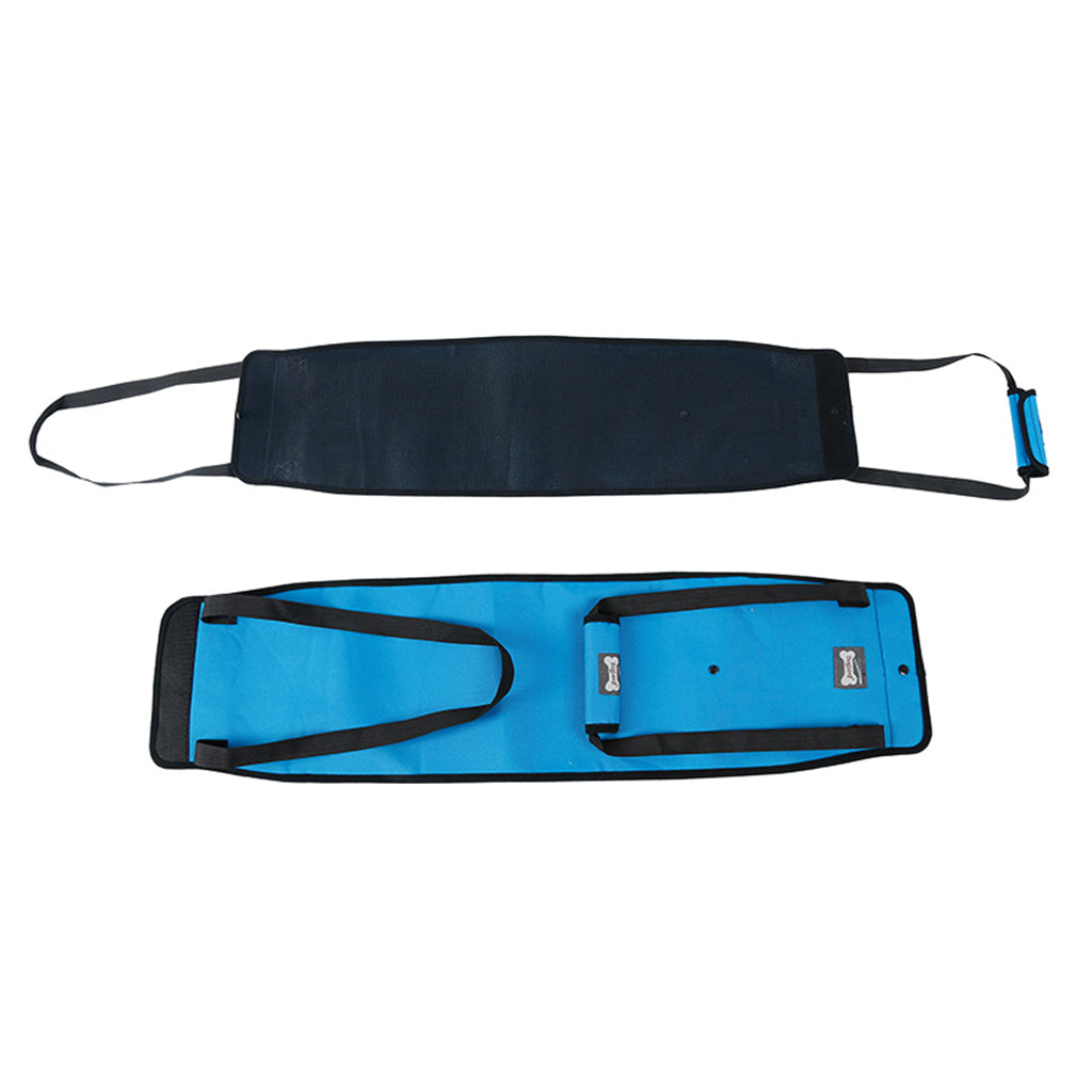 Dog Lift Harness Mobility Lifting Aid Support Harness with Handle M Blue