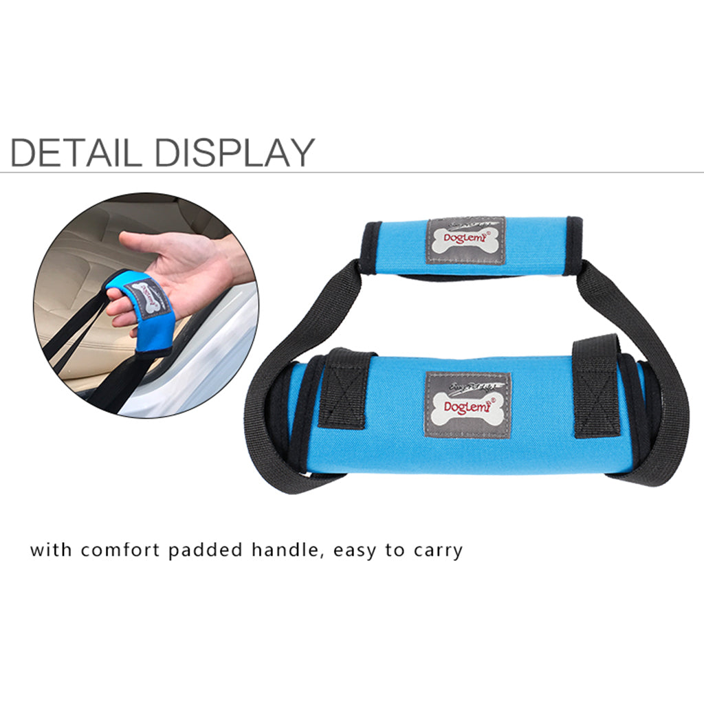 Dog Lift Harness Mobility Lifting Aid Support Harness with Handle M Blue