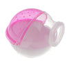 Hamster Mouse Small Pet Bathroom Cage Box Bath Sand Sauna Toilet Pink