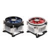 Aluminum 2200RPM Computer CPU Cooler 9cm Cooling Fan Heatsink for LGA Blue