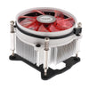 Aluminum 2200RPM Computer CPU Cooler 9cm Cooling Fan Heatsink for LGA Red