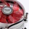 Aluminum 2200RPM Computer CPU Cooler 9cm Cooling Fan Heatsink for LGA Red