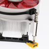 Aluminum 9cm CPU Cooler with Cooling Fan Radiator Heatsink for LAG 1366 Red