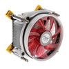 Aluminum 9cm CPU Cooler with Cooling Fan Radiator Heatsink for LAG 1366 Red