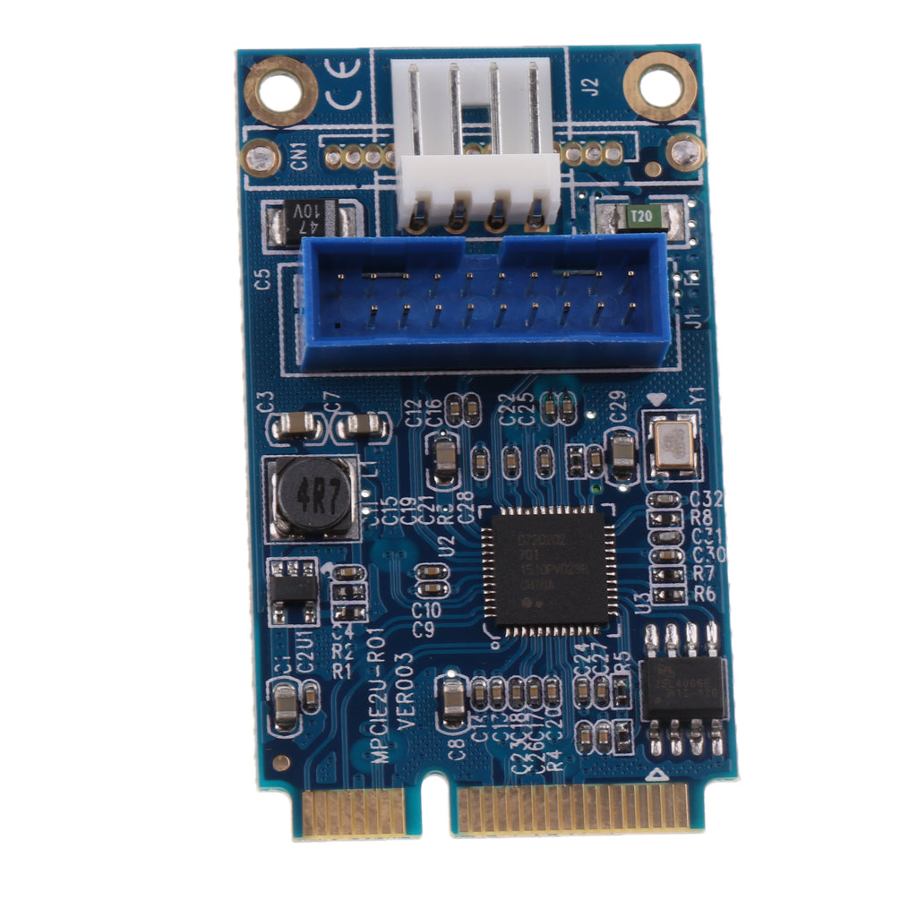 Motherboard PCI Express to USB 3.0 20Pin/19pin Expansion Card Adapter