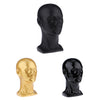 Male Mannequin Manikin Head Glasses Caps Wigs Jewelry Display Stand Model Gold