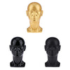 Male Mannequin Manikin Head Glasses Caps Wigs Jewelry Display Stand Model Gold