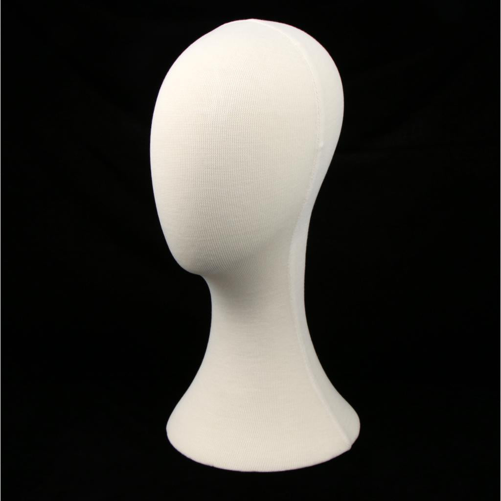 21" Canvas Block Wigs Making Mannequin Head Hat Caps Mask Display Model S