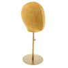 Suede Cork Mannequin Head Hat Rack Cap Wig Holder Display Stand Ginger