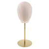 Suede Cork Mannequin Head Hat Rack Cap Wig Holder Display Stand White