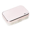 Contacts Lens Case Kit Mirror with Bottle tweezers Container Holder Pink