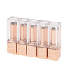 5x 12ml Empty Lipstick Container DIY Lip Balm Tubes Lips Gloss Bottles Rose Golden