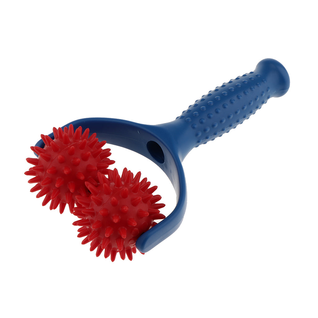 Handheld Acupuncture Spiky Massage Ball Shoulder Muscle Massager Blue Red