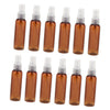 12PCS Brown Comestic Empty Spray Bottle Perfume Cream Atomizer 60ml Clear