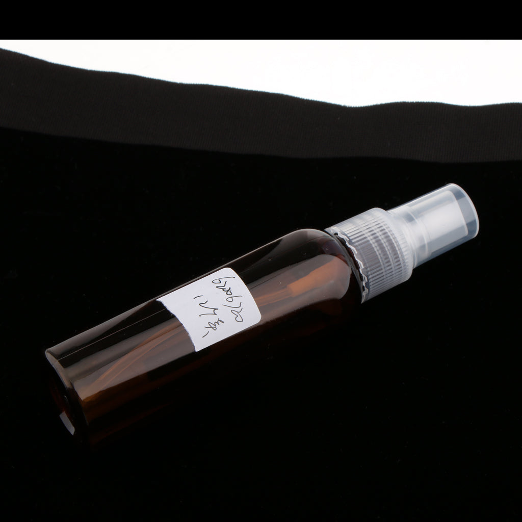 12PCS Brown Comestic Empty Spray Bottle Perfume Cream Atomizer 60ml Clear