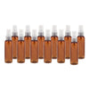 12PCS Brown Comestic Empty Spray Bottle Perfume Cream Atomizer 60ml Clear