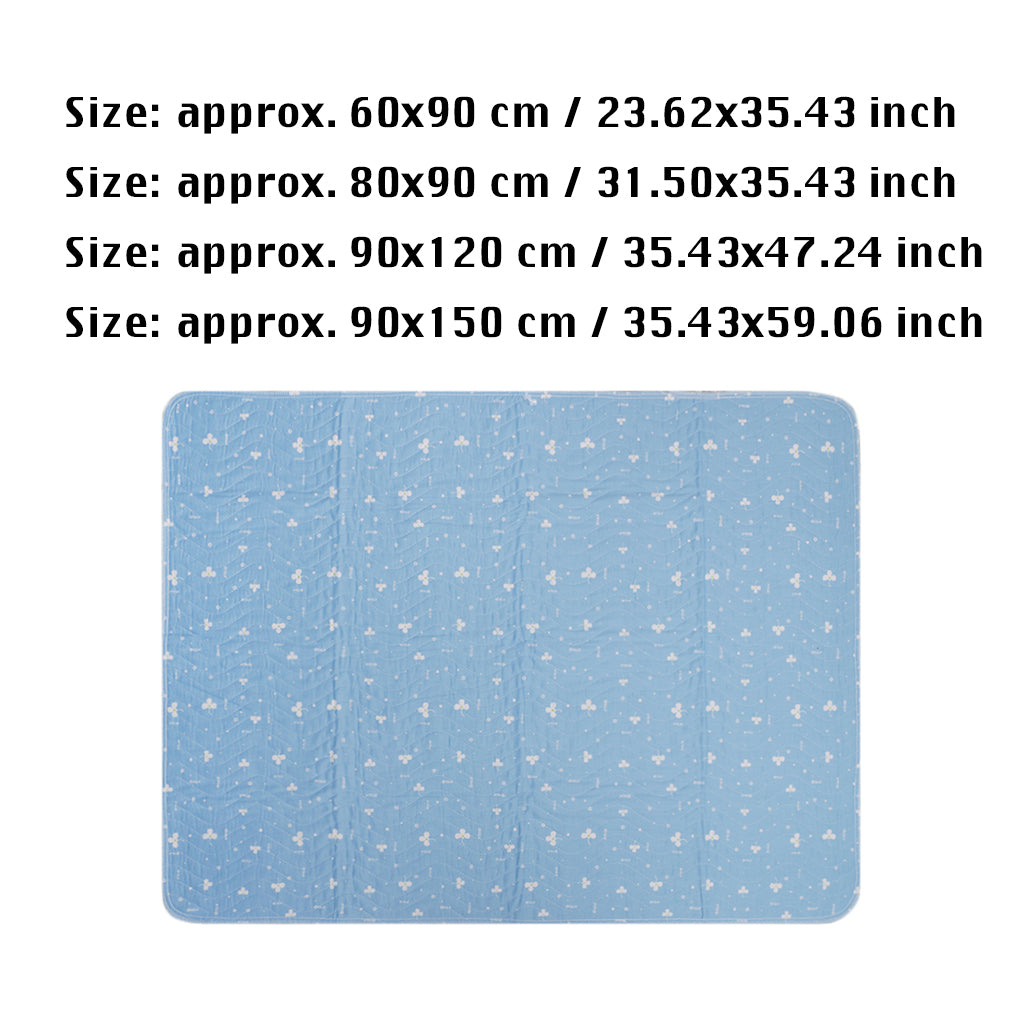 Waterproof Reusable Incontinence Underpad Sheet Bed Protector Pads 90×150cm