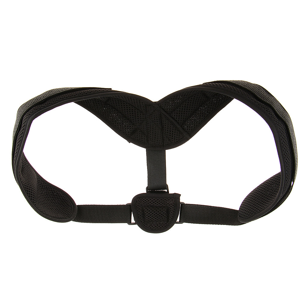 Unisex Upper Back Shoulder Posture Corrector Brace Clavicle Support Belt M