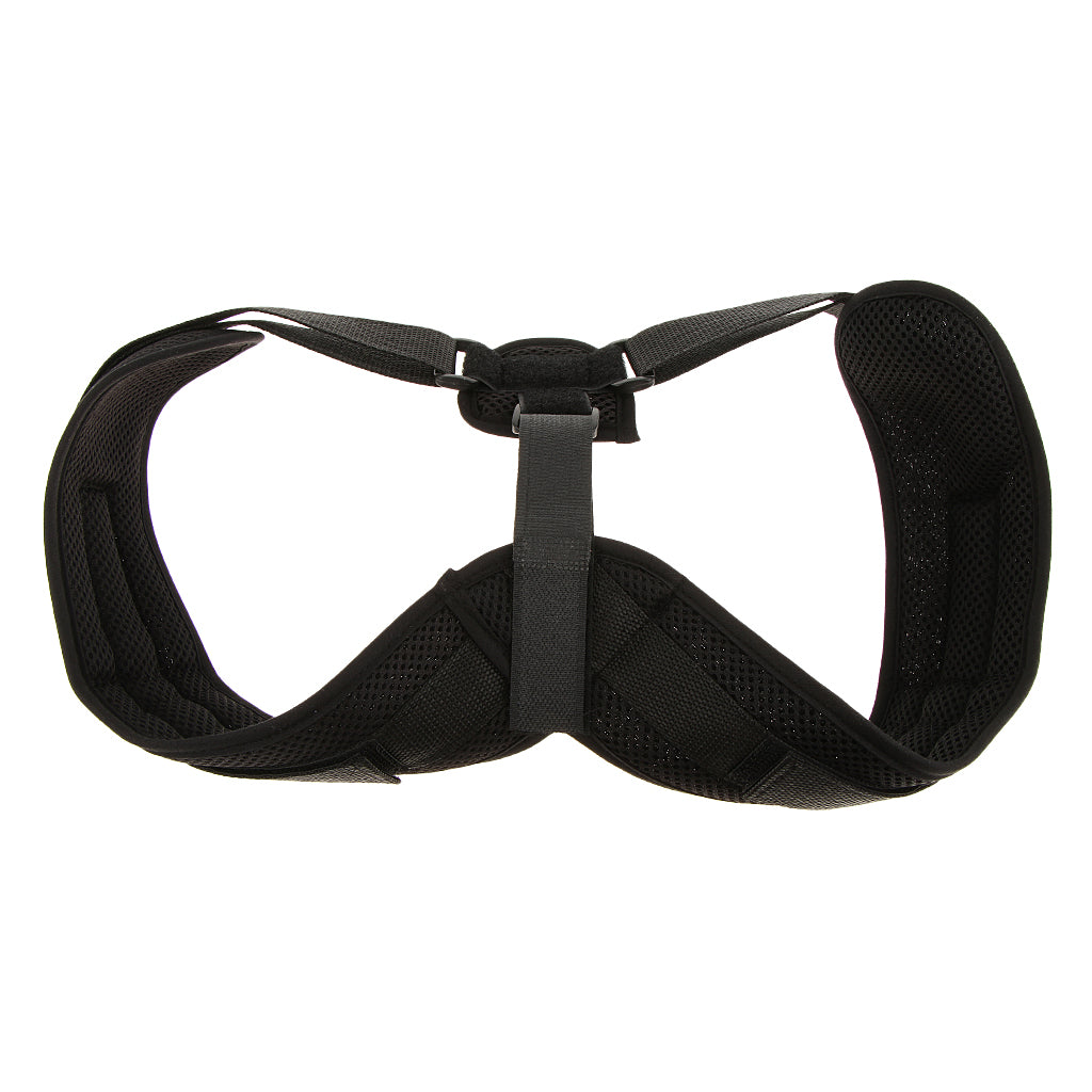 Unisex Upper Back Shoulder Posture Corrector Brace Clavicle Support Belt M