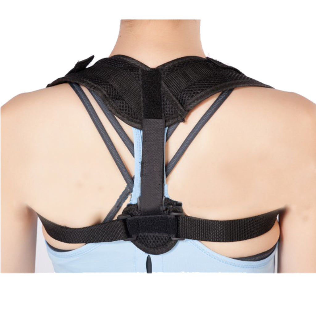 Unisex Upper Back Shoulder Posture Corrector Brace Clavicle Support Belt S