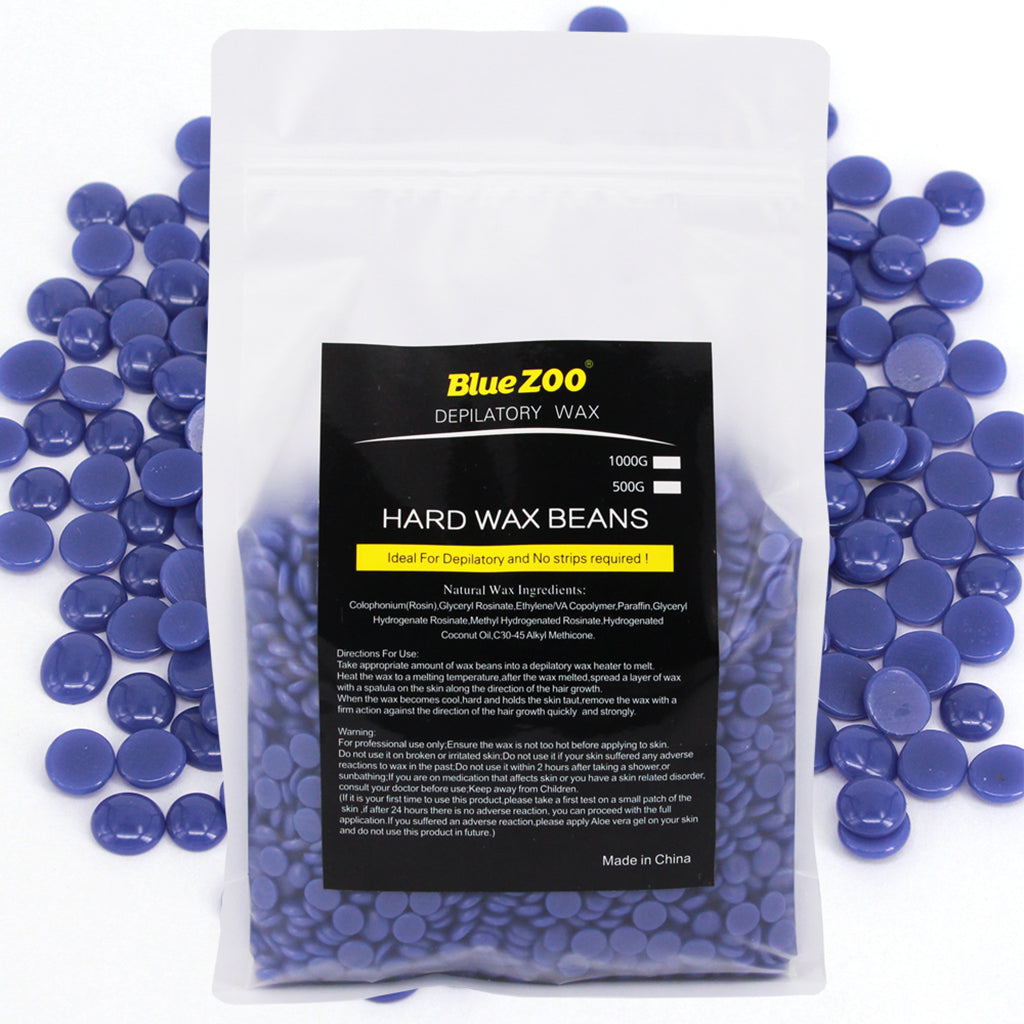 1000g Depilatory Hot Film Hard Wax Beans Pellets Bikini Hair Removal Purple Lavender Flavor