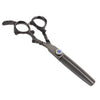 Black Salon Hair Cutting Thinning Scissors Shears Hairdressing 6.5 inches