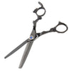 Black Salon Hair Cutting Thinning Scissors Shears Hairdressing 6.5 inches