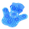 Palm 9 Balls Body Massager Massage Glove Hand Held Stress Tension Relief Blue