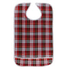 Adult Disability Bib Mealtime Cloth Protector Waterproof 45x75cm red