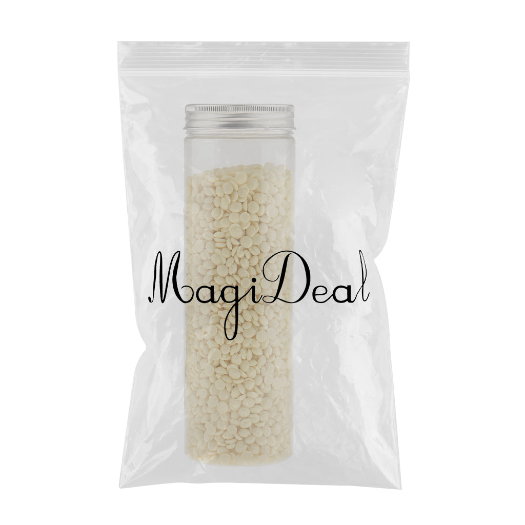 400g Depilatory Hot Film Wax Pellet Body Bikini Hair Removal Bean Beige Milk