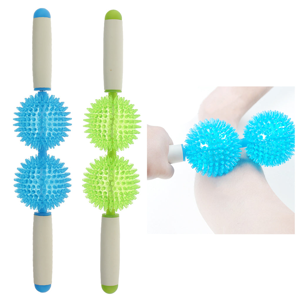 Spiky Ball Trigger Point Muscle Therapy Massage Stick Roller Pain Relieve